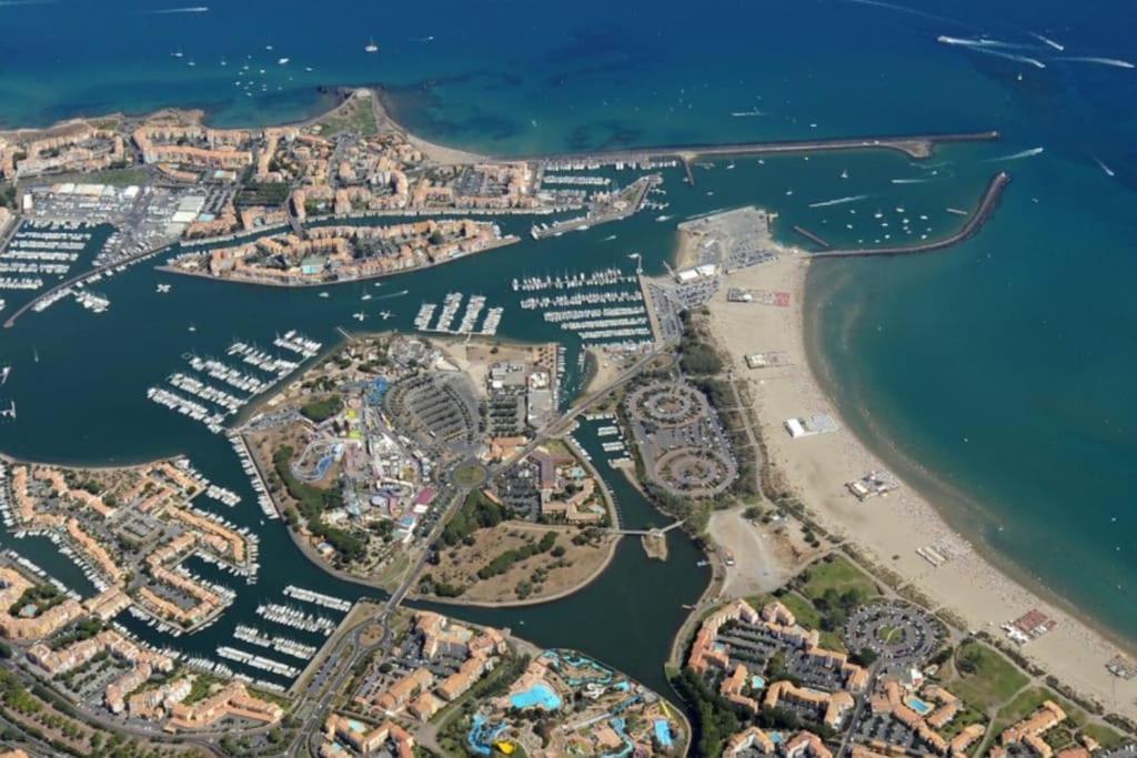 Amouvera C14, T2 Vue Mer, Piscine, Clim, Parking Agde Eksteriør bilde